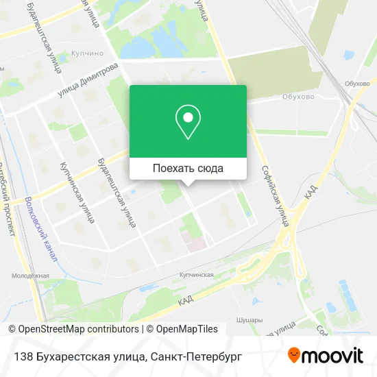 Карта 138 Бухарестская улица