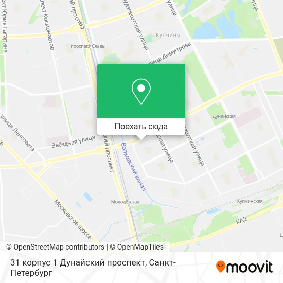 Карта 31 корпус 1 Дунайский проспект