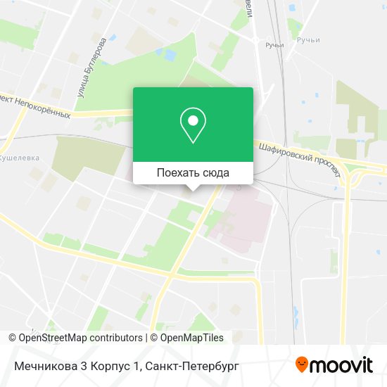 Карта Мечникова 3 Корпус 1