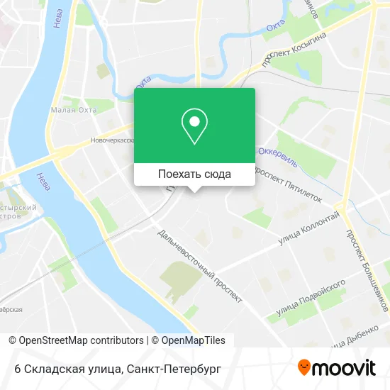Карта 6 Складская улица