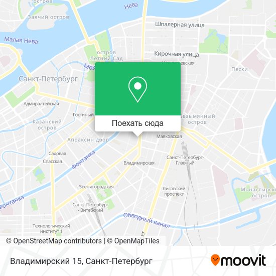 Карта Владимирский 15