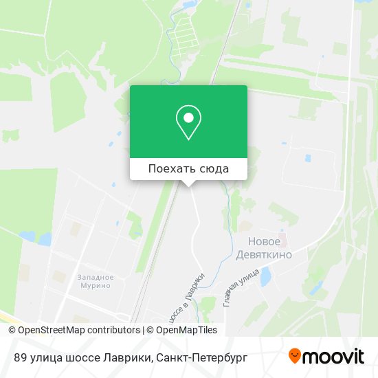 Карта 89 улица шоссе Лаврики