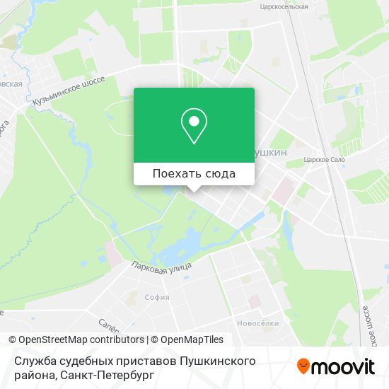 Карта Служба судебных приставов Пушкинского района