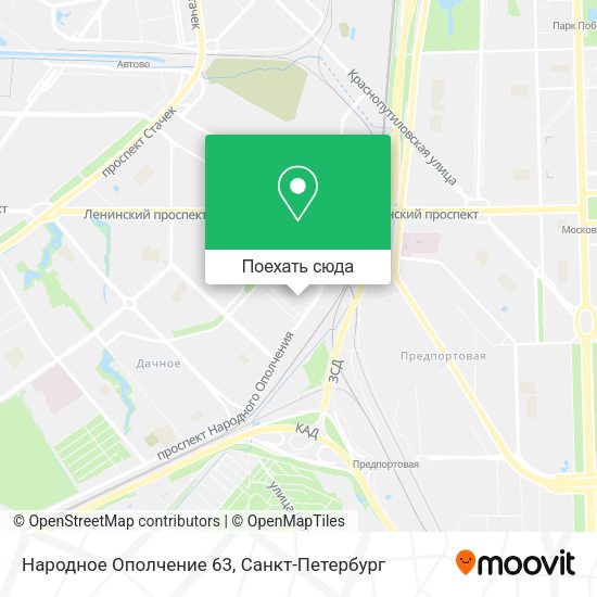 Карта Народное Ополчение 63