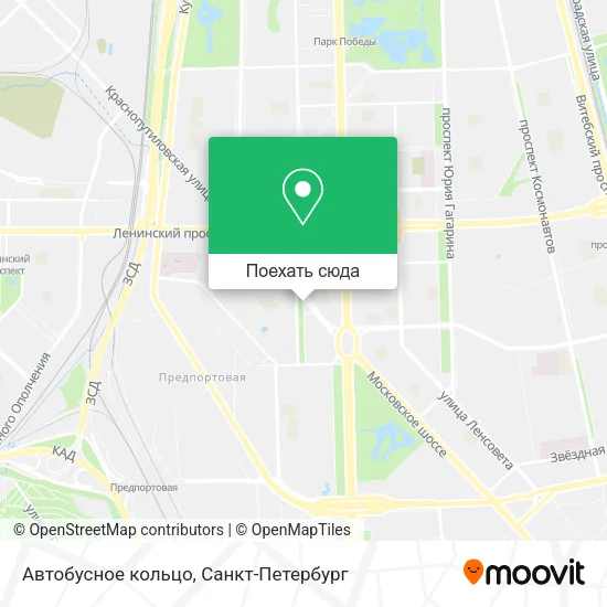 Карта Автобусное кольцо