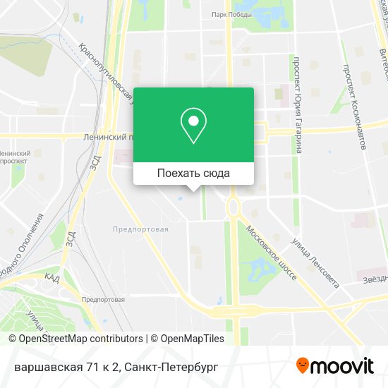 Карта варшавская 71 к 2