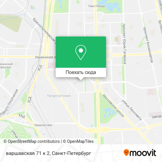 Карта варшавская 71 к 2