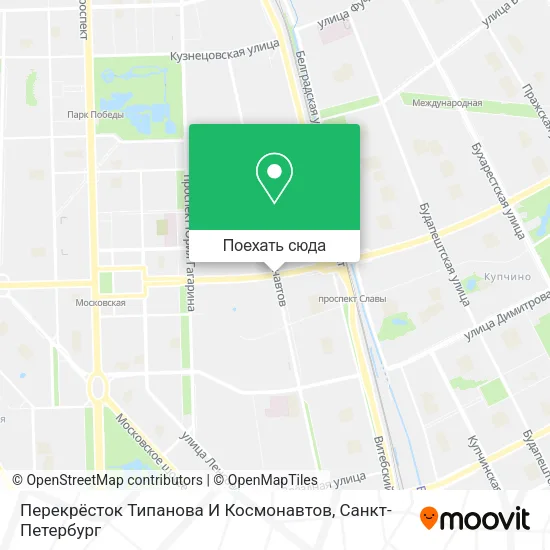 Карта Перекрёсток Типанова И Космонавтов