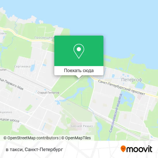 Карта в такси