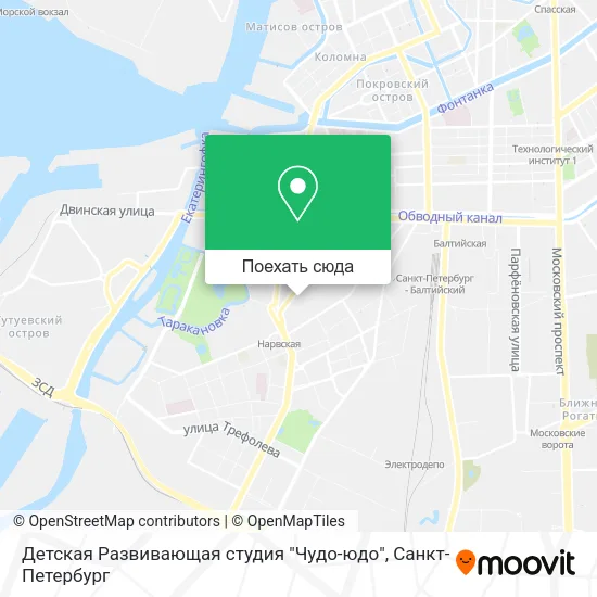 Карта Детская Развивающая студия "Чудо-юдо"