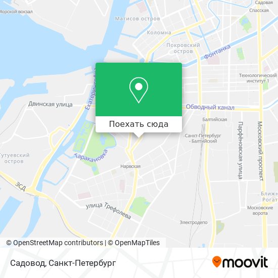 Карта Садовод