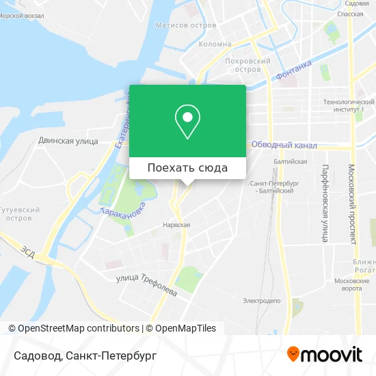 Карта Садовод