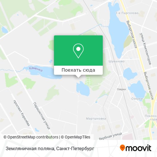 Карта Земляничная поляна