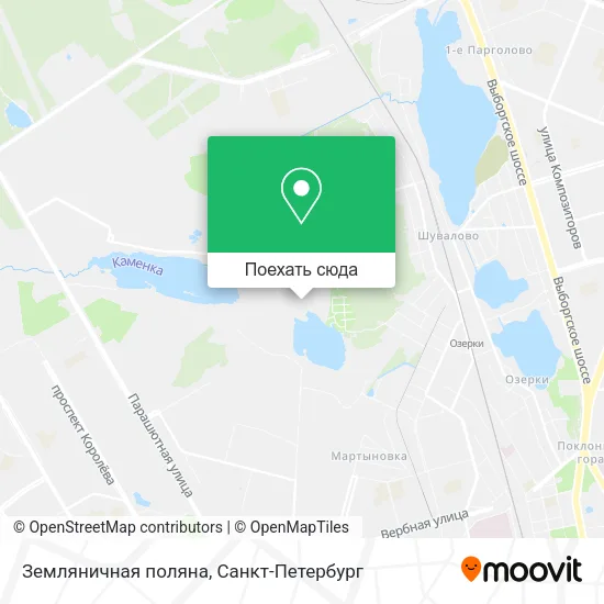 Карта Земляничная поляна