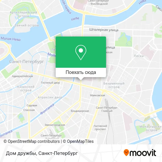 Карта Дом дружбы