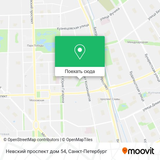 Карта Невский проспект дом 54