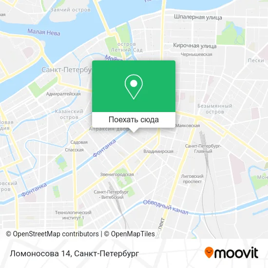 Карта Ломоносова 14