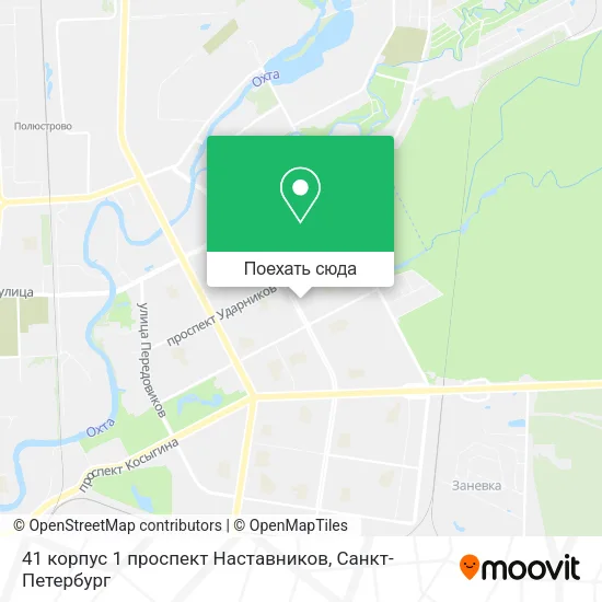Карта 41 корпус 1 проспект Наставников