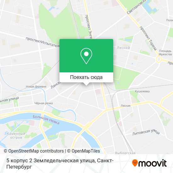 Карта 5 корпус 2 Земледельческая улица