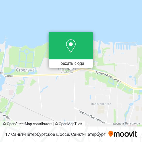 Карта 17 Санкт-Петербургское шоссе