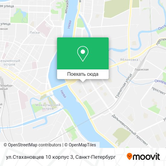Карта ул.Стахановцев 10 корпус 3