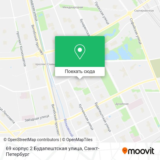 Карта 69 корпус 2 Будапештская улица