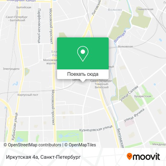 Карта Иркутская 4а