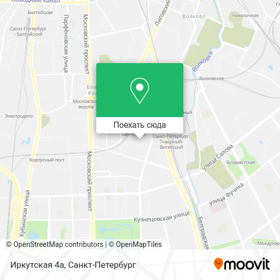 Карта Иркутская 4а