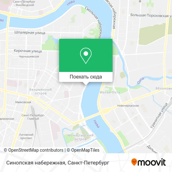 Карта Синопская набережная