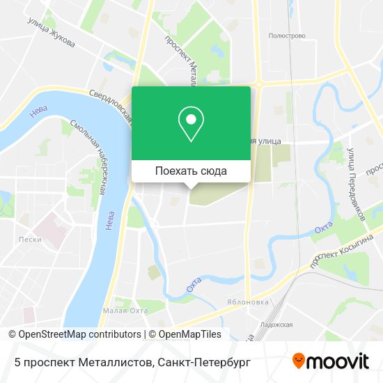 Карта 5 проспект Металлистов