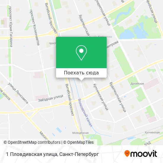 Карта 1 Пловдивская улица
