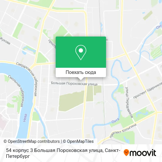 Карта 54 корпус 3 Большая Пороховская улица