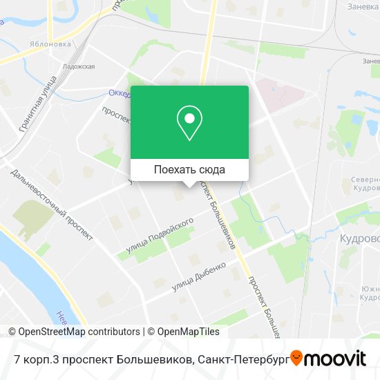 Карта 7 корп.3 проспект Большевиков