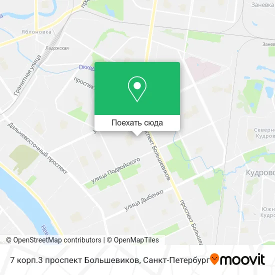 Карта 7 корп.3 проспект Большевиков