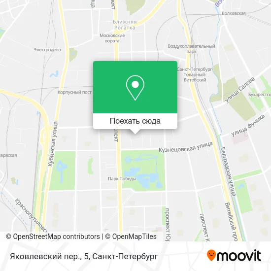 Карта Яковлевский пер., 5