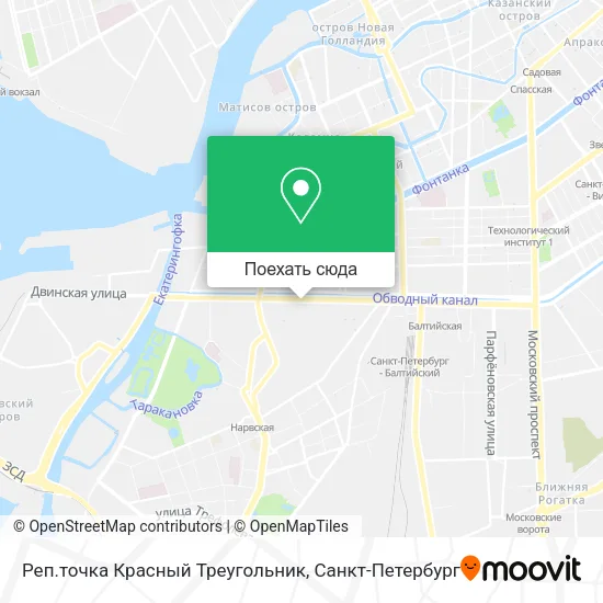 Карта Реп.точка Красный Треугольник