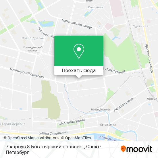Карта 7 корпус 8 Богатырский проспект