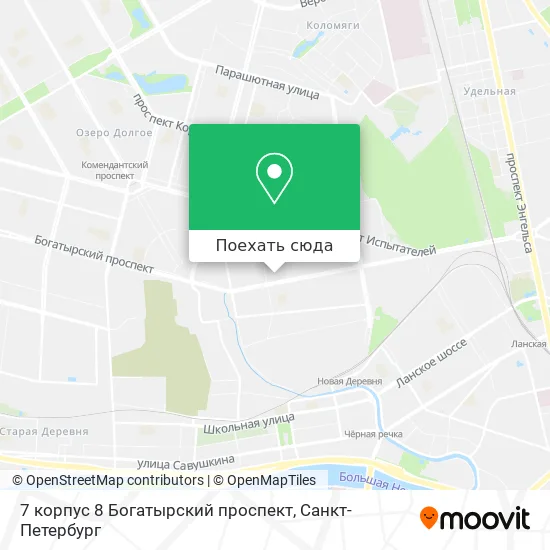 Карта 7 корпус 8 Богатырский проспект