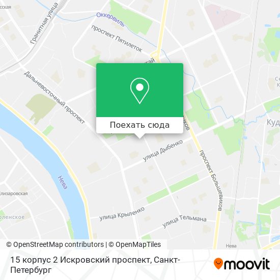 Карта 15 корпус 2 Искровский проспект