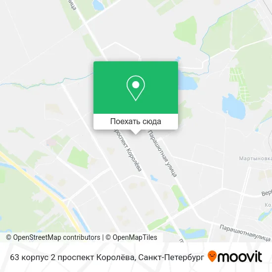 Карта 63 корпус 2 проспект Королёва