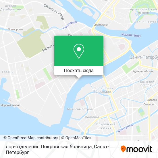 Карта лор-отделение Покровская больница