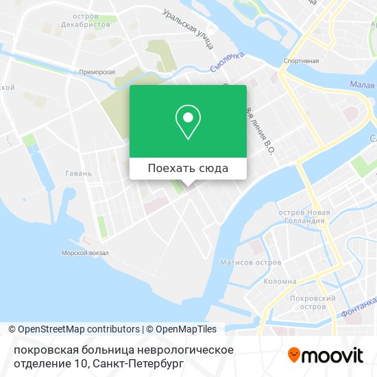 Карта покровская больница неврологическое отделение 10