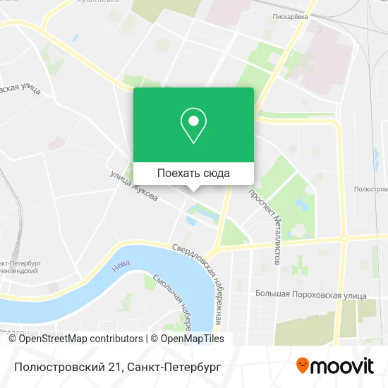 Карта Полюстровский 21