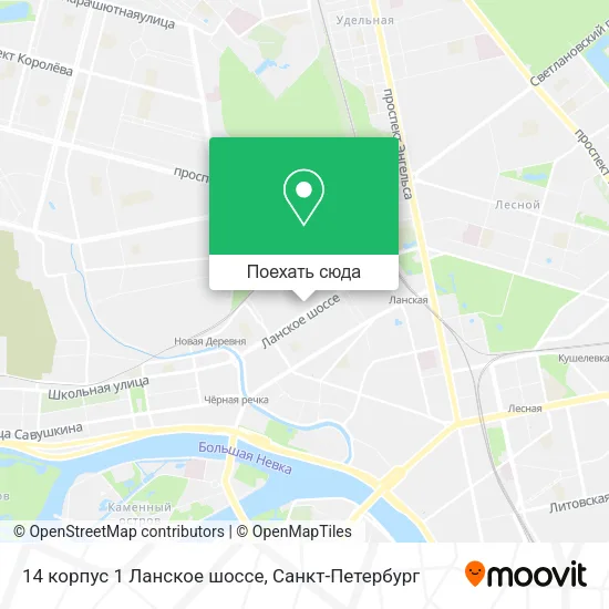 Карта 14 корпус 1 Ланское шоссе