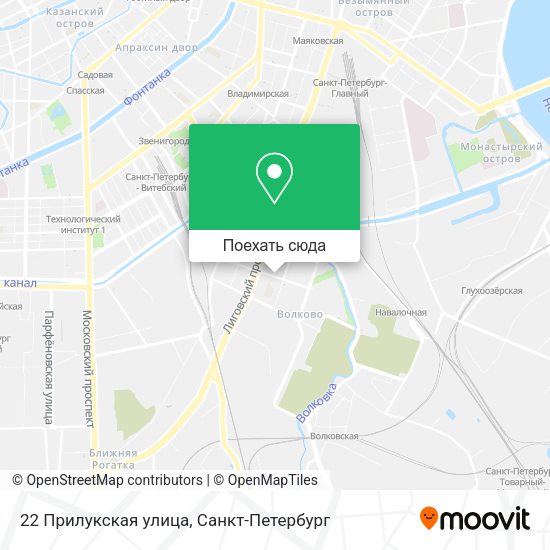 Карта 22 Прилукская улица