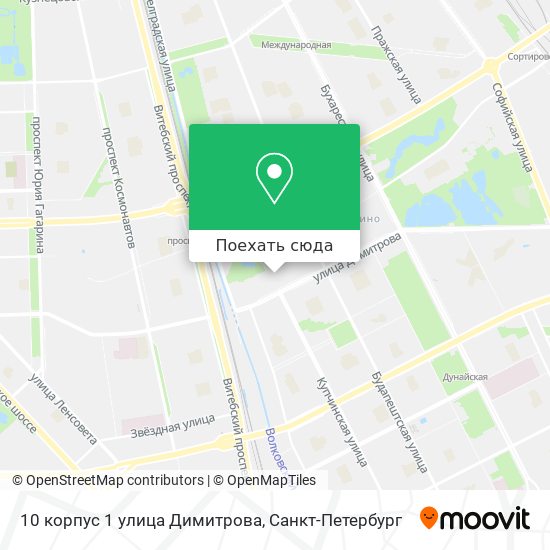 Карта 10 корпус 1 улица Димитрова