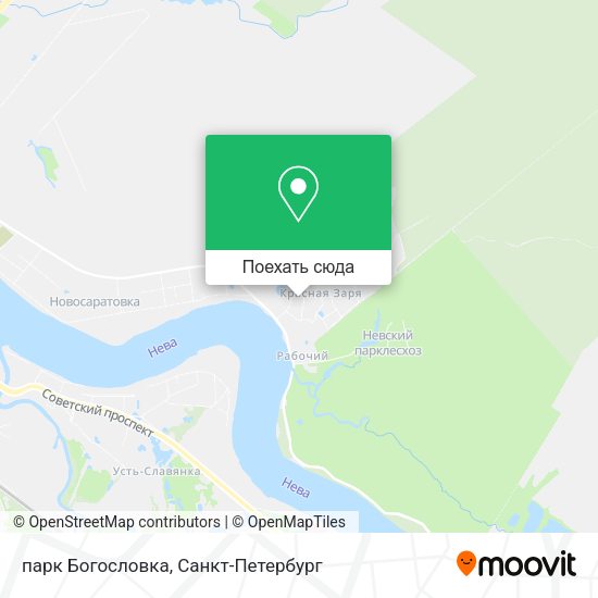 Карта парк Богословка