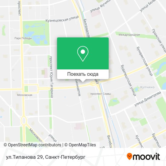 Карта ул.Типанова 29