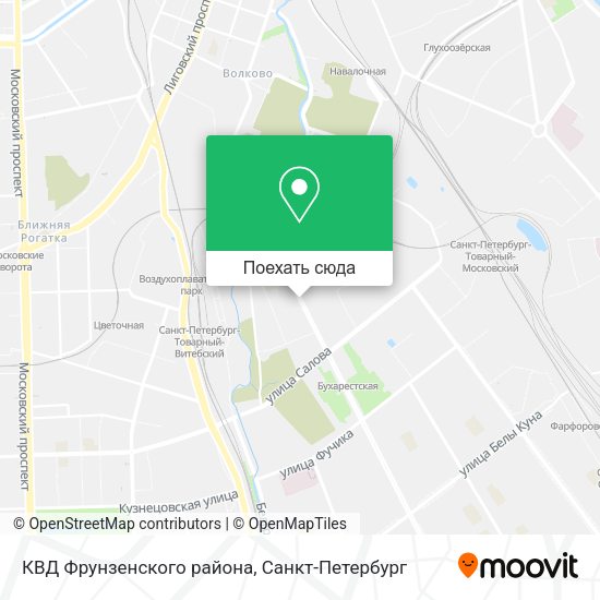 Карта КВД Фрунзенского района