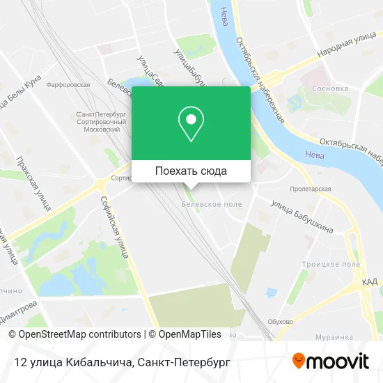 Карта 12 улица Кибальчича